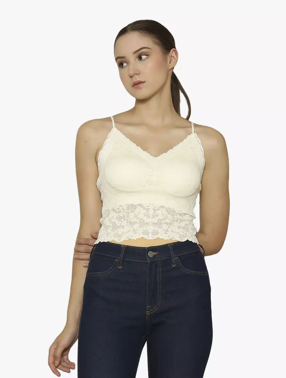 CYNTHIA CHARMY 3 PER 4 CUP CAMISOLE - Brown