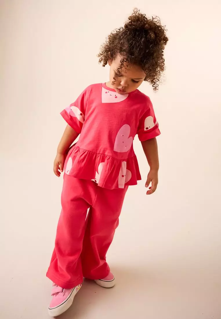 Short Sleeve Peplum T-Shirt Standard