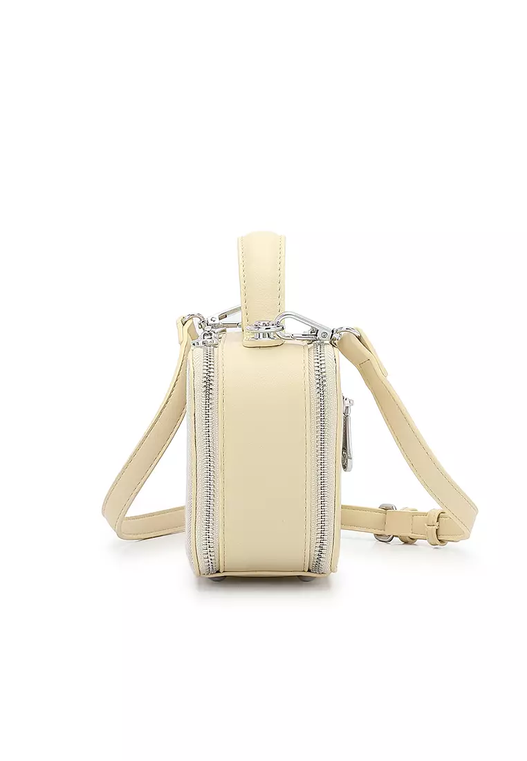 Women's Logo Top Handle Bag / Sling Bag / Crossbody Bag (Tas Selempang / Tas Tangan) - Kuning