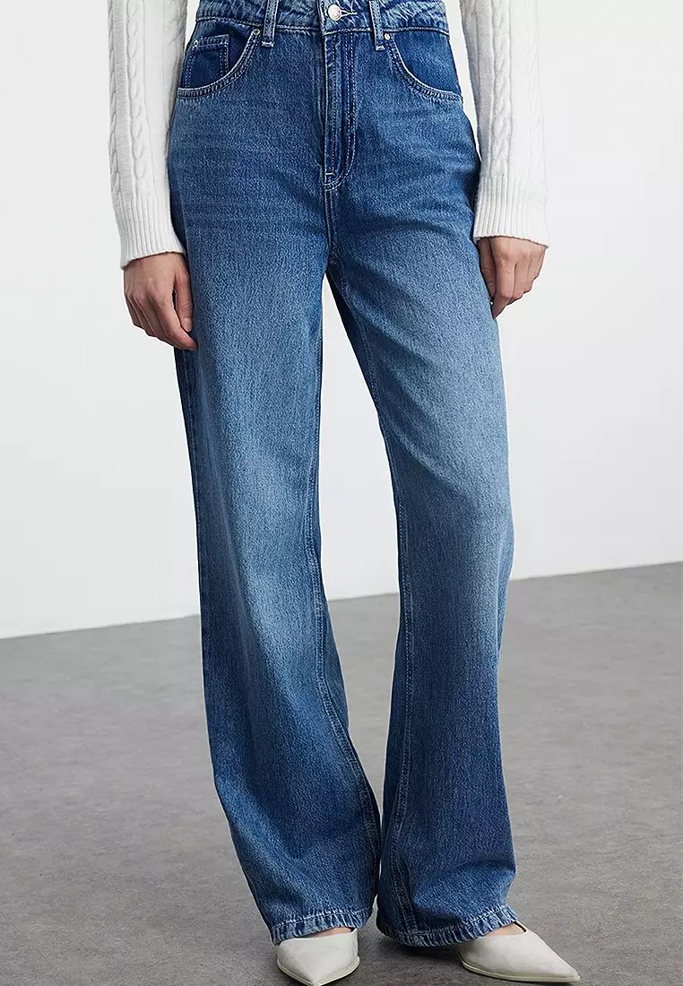 High Waist Wide Leg Jeans