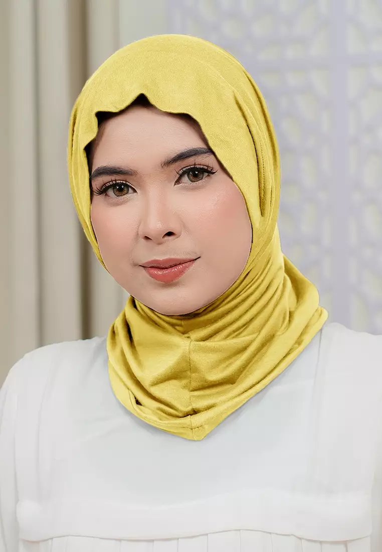 HIJAB INSTAN LUMA - YELLOW
