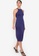 ZALORA WORK navy Halter Neck Midi Dress BC7C9AA459B84EGS_4