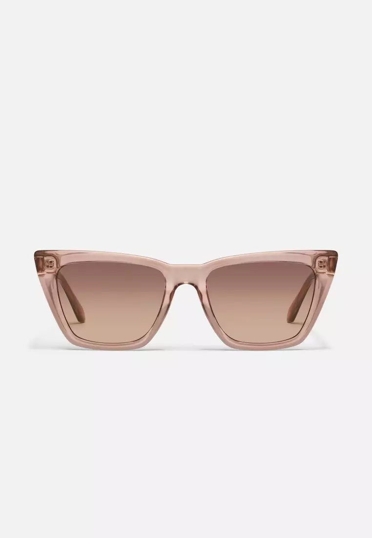 QUAY Call The Shots Sunglasses - Doe/Dark Fawn