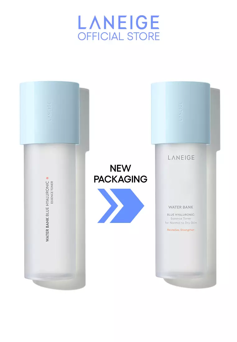 [NEW PACKAGING] Laneige Water Bank Blue Hyaluronic Essence Toner (160ml) – For Normal to Dry Skin