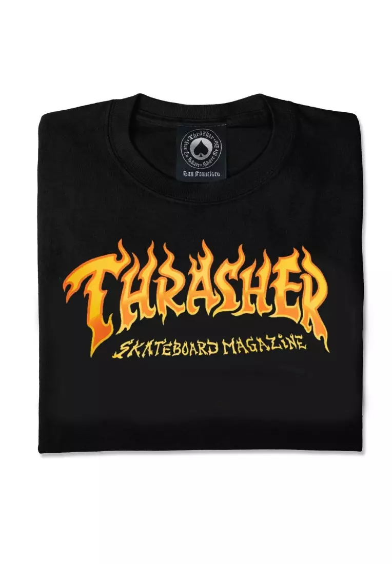 Buy Thrasher Thrasher Fire Logo Black Online 