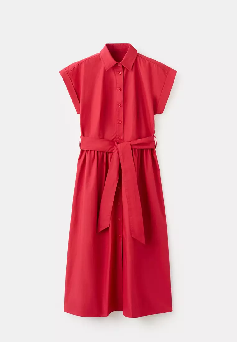 Belt Shirt Dress