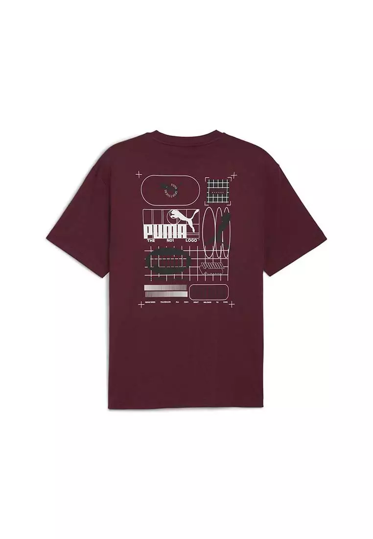 Graphic Grid Tee Men