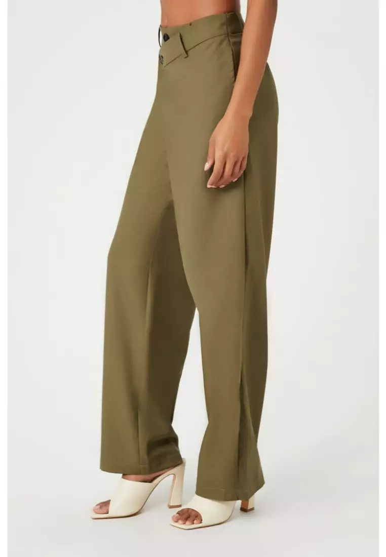 High waisted khaki cheap pants forever 21