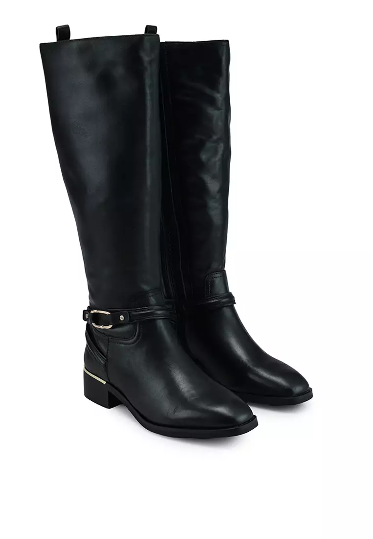 Ocynwan-Wc Wide Calf Knee High Boots