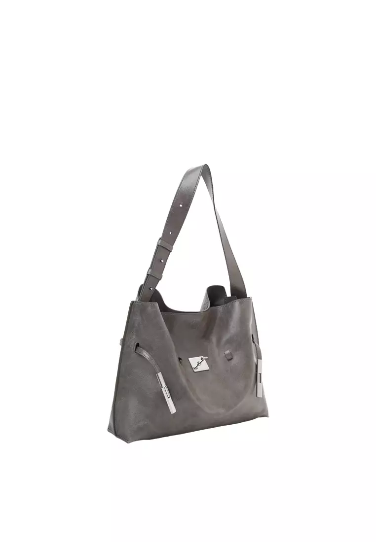 SAOI Belt Tote II Small - Distressed Grey