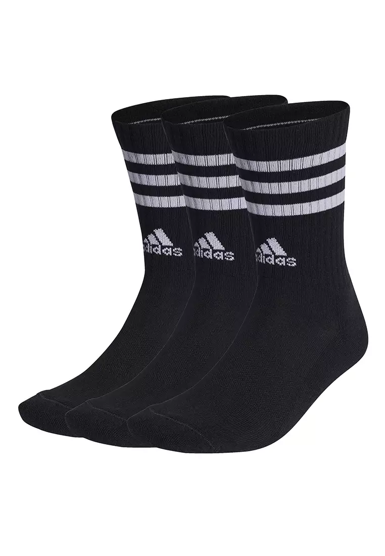 ADIDAS 3-stripes cushioned crew socks pairs 2025 Buy ADIDAS