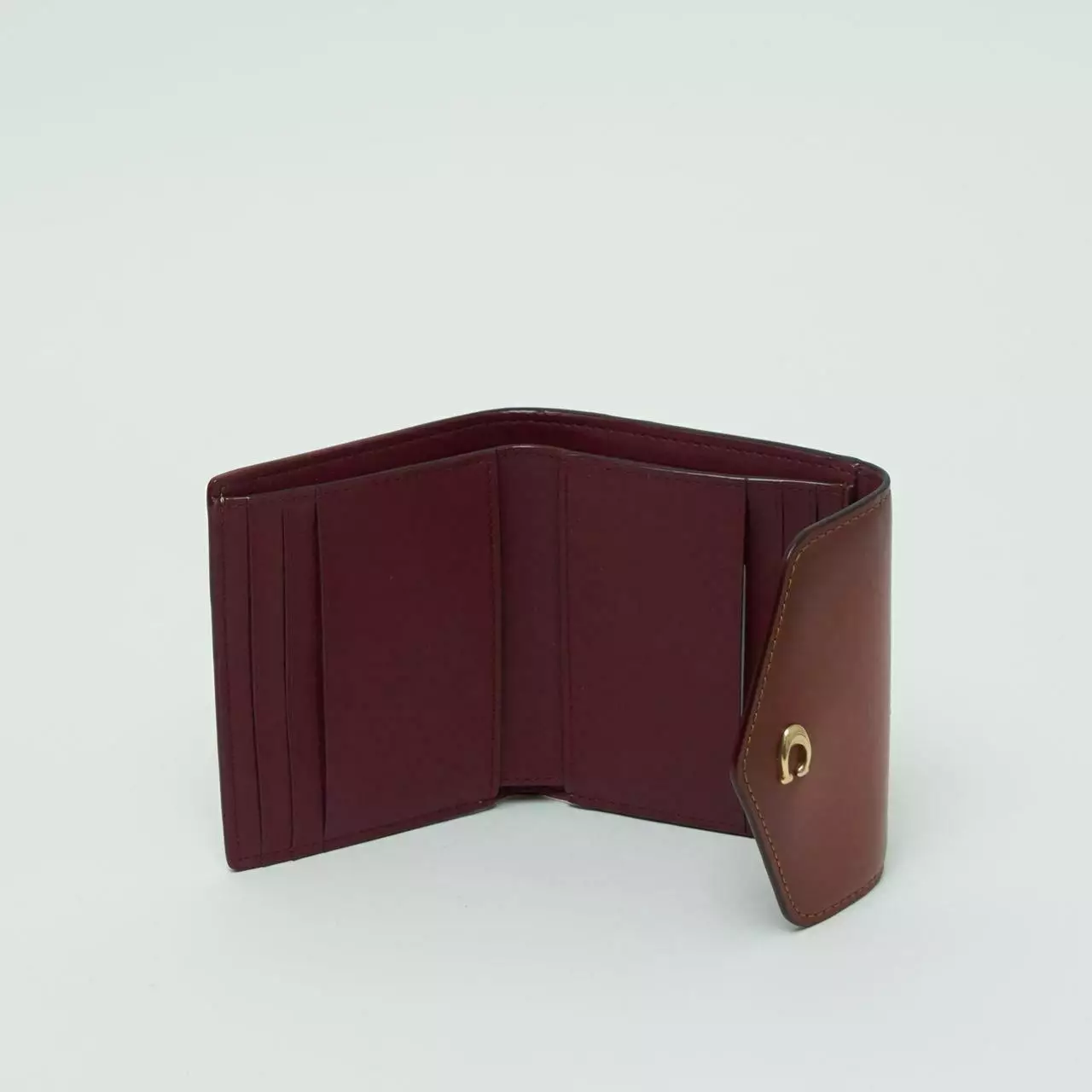 Small Coach Vertical Wallet Coach F87588 Signature Small Wallet Khaki Black  – Balilene