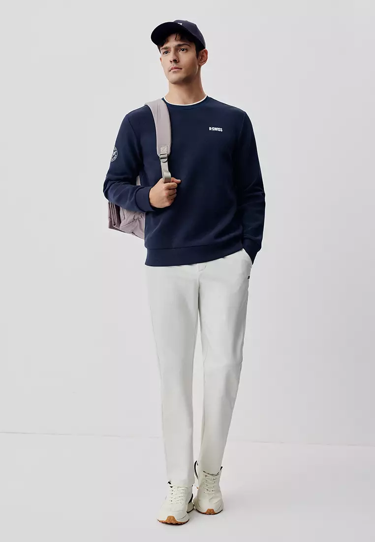 男裝刺繡 K-SWISS LOGO 衛衣