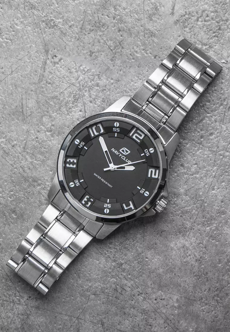 Navy Club Jam Tangan Pria Moreno- Stainless Steel Strap