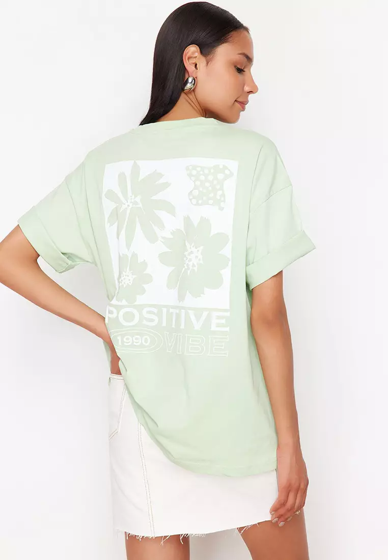Cotton Oversized Graphic T-Shirt