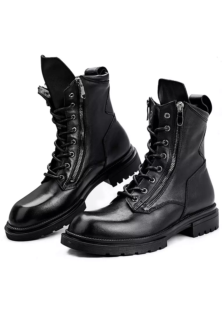 Mens combat style boots hotsell