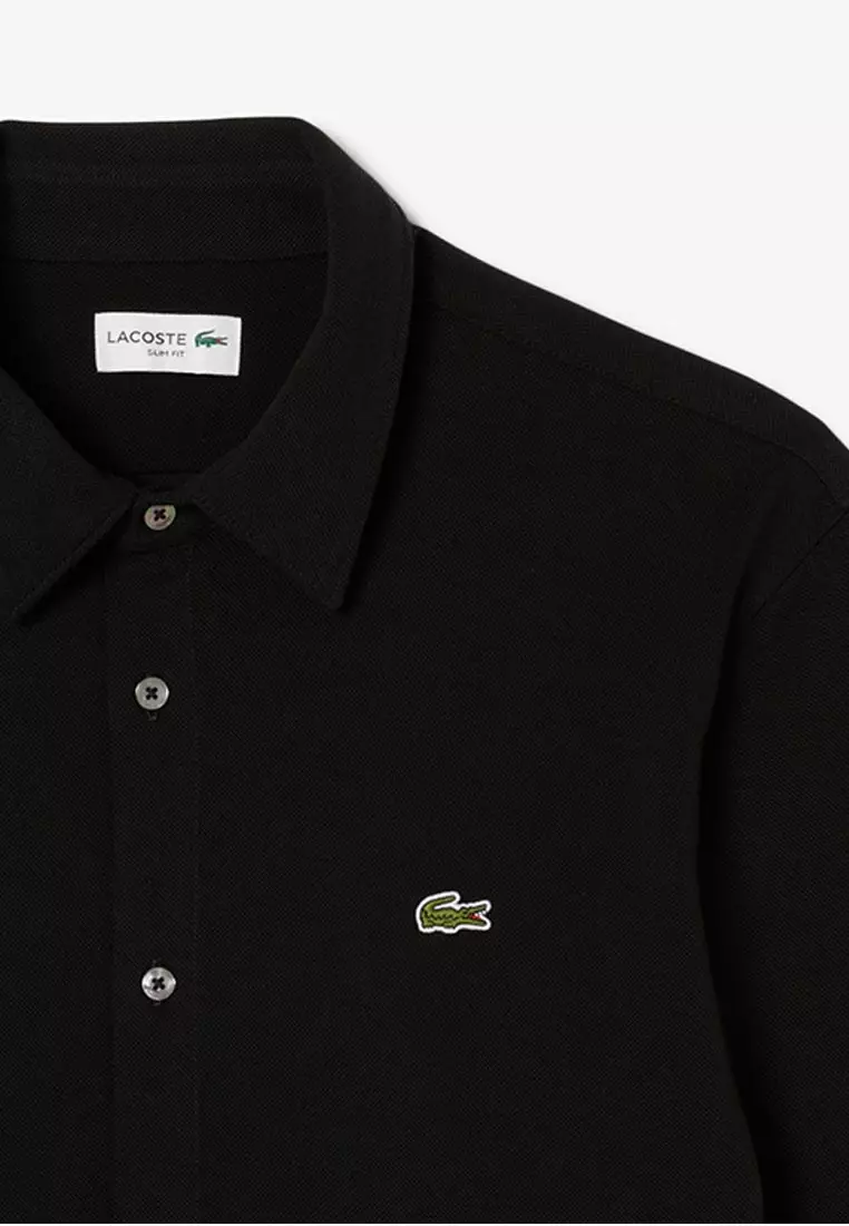 Slim Fit Petit Pique Shirt