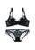 W.Excellence black Premium Black Lace Lingerie Set (Bra and Underwear) AC435US731EE4DGS_1