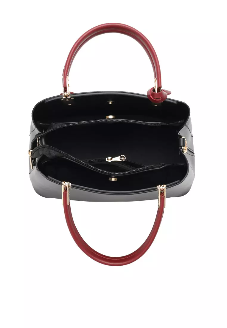 Women's Top Handle Bag / Sling Bag / Crossbody Bag (Tas Selempang / Tas Tangan) - Hitam