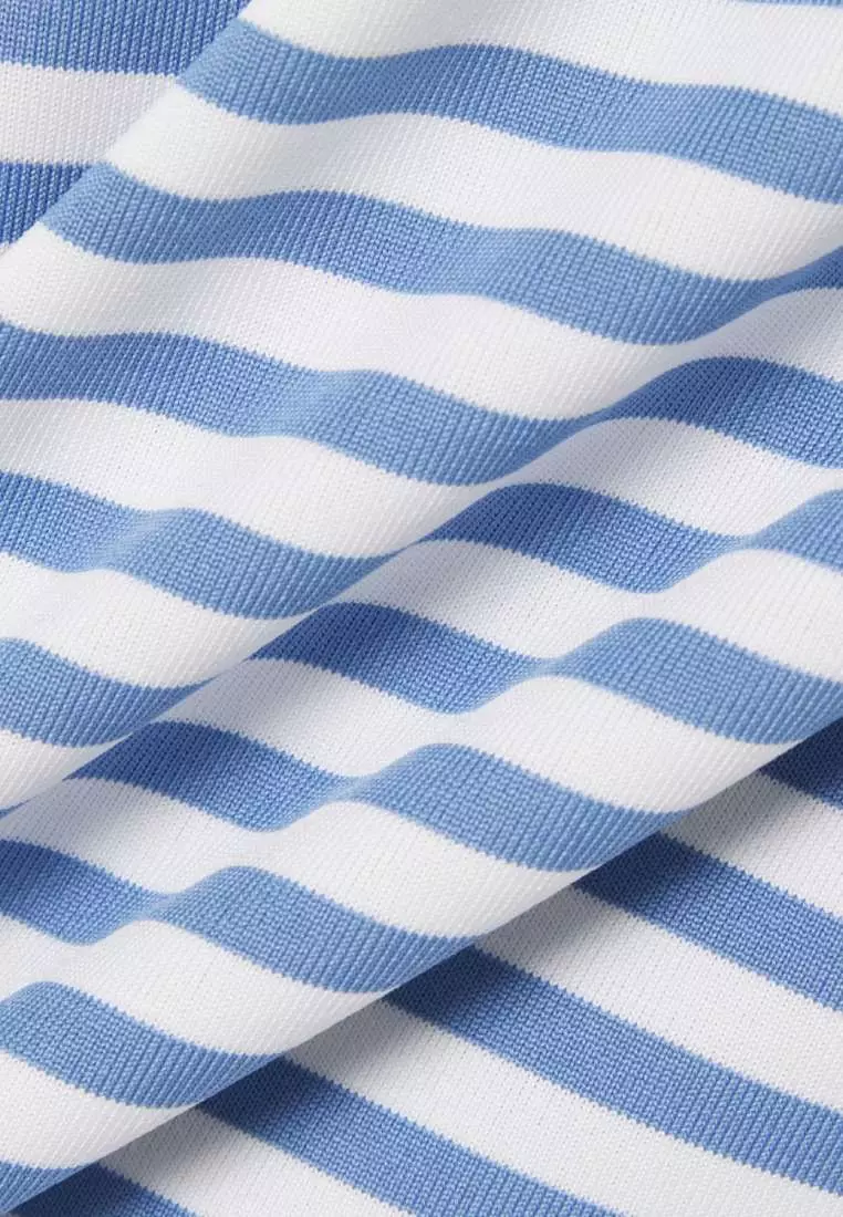 Regular Fit Ultra Dry Striped Golf Polo Shirt