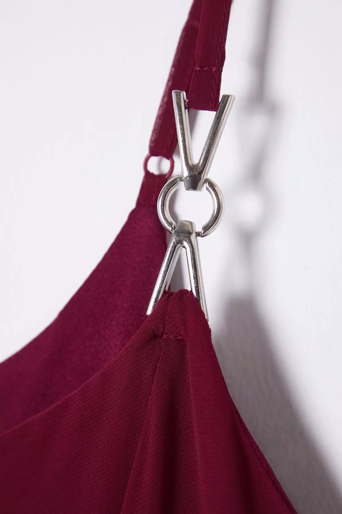 Chiffon Accessory Strap Mini Woven Plus Size Dress