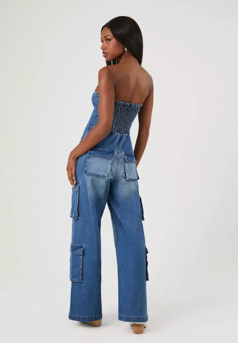 Tube Jumpsuit Forever 21 Denim Tube Jumpsuit Forever 21 Tube Top