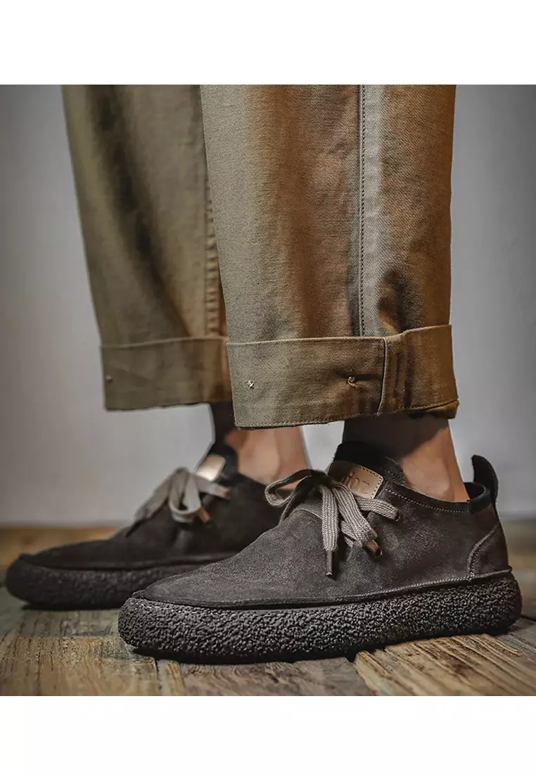 Grind Arenaceous Cowhide Lace Up Shoes YY-FDL8111