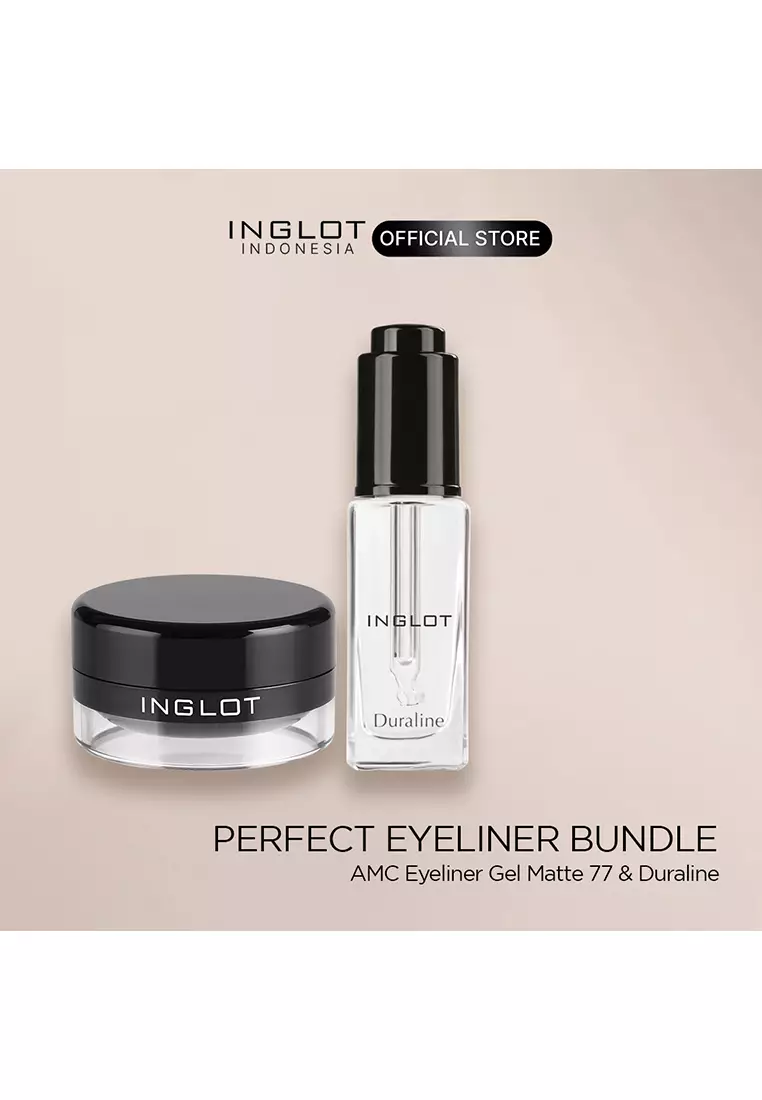 Jual INGLOT Perfect Eyeliner Bundle AMC Eyeliner Gel Matte 77