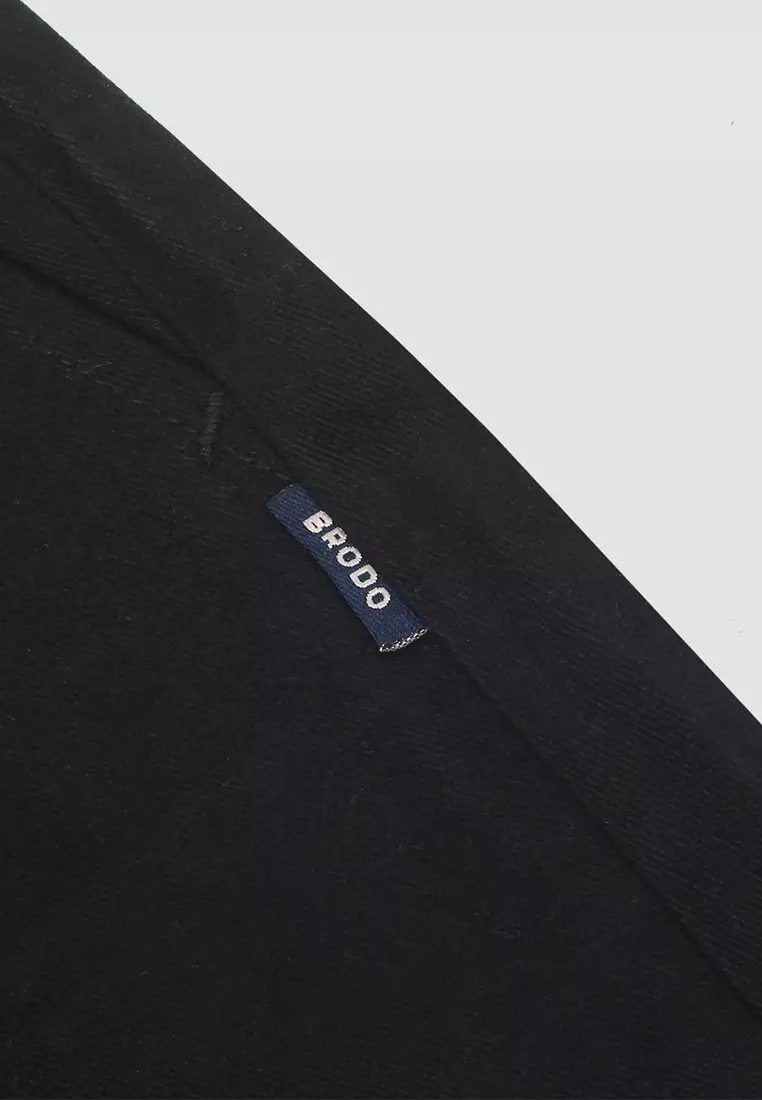 BRODO - Bropants Chino Relax Long Black