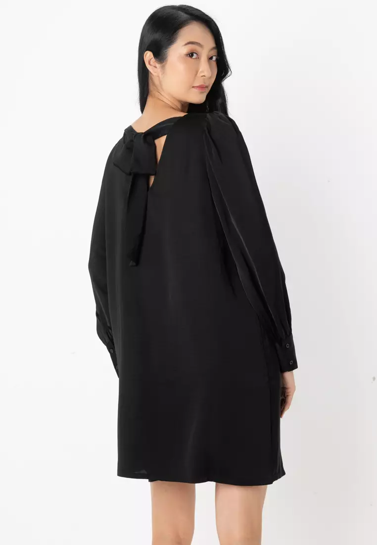 AVI Organic Cotton Long Sleeves Bow Dress main image 1