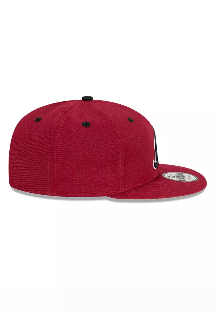 Atlanta Braves New Era Vintage 9FIFTY Snapback Hat - White