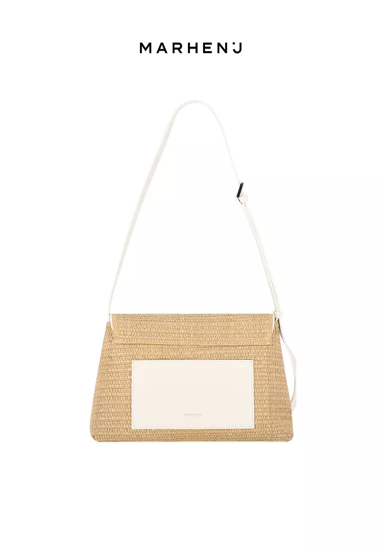 MARY Rattan Crossbody Bag Ivory