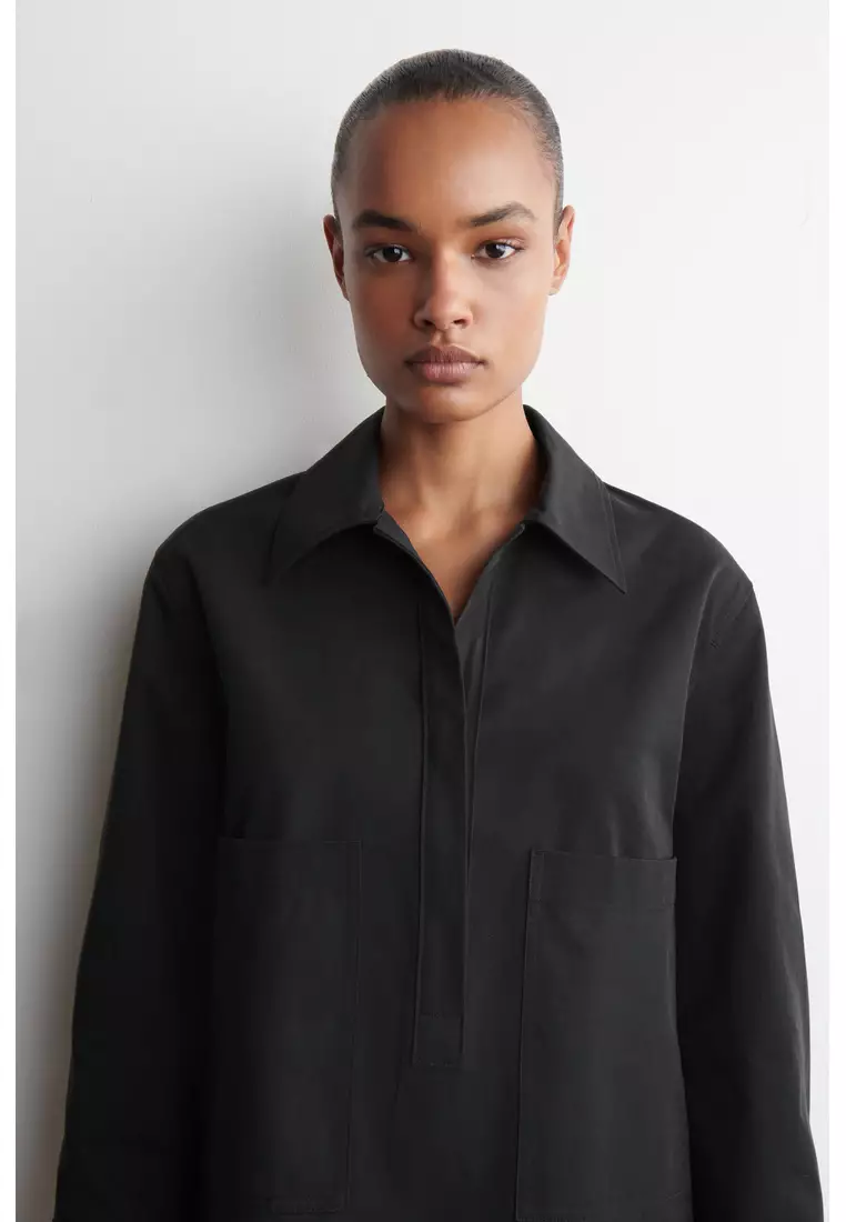 UTILITY MINI SHIRT DRESS