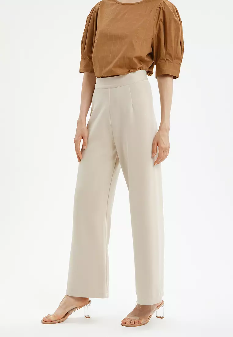 BB Canni Scuba Pants R2 IVORY Warna IVORY