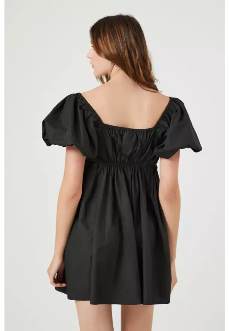 Buy FOREVER 21 Pleated Babydoll Dress 2024 Online ZALORA Philippines