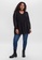Vero Moda black Plus Size Yasmin Long Sleeves Tunic 42268AA9B0C956GS_4