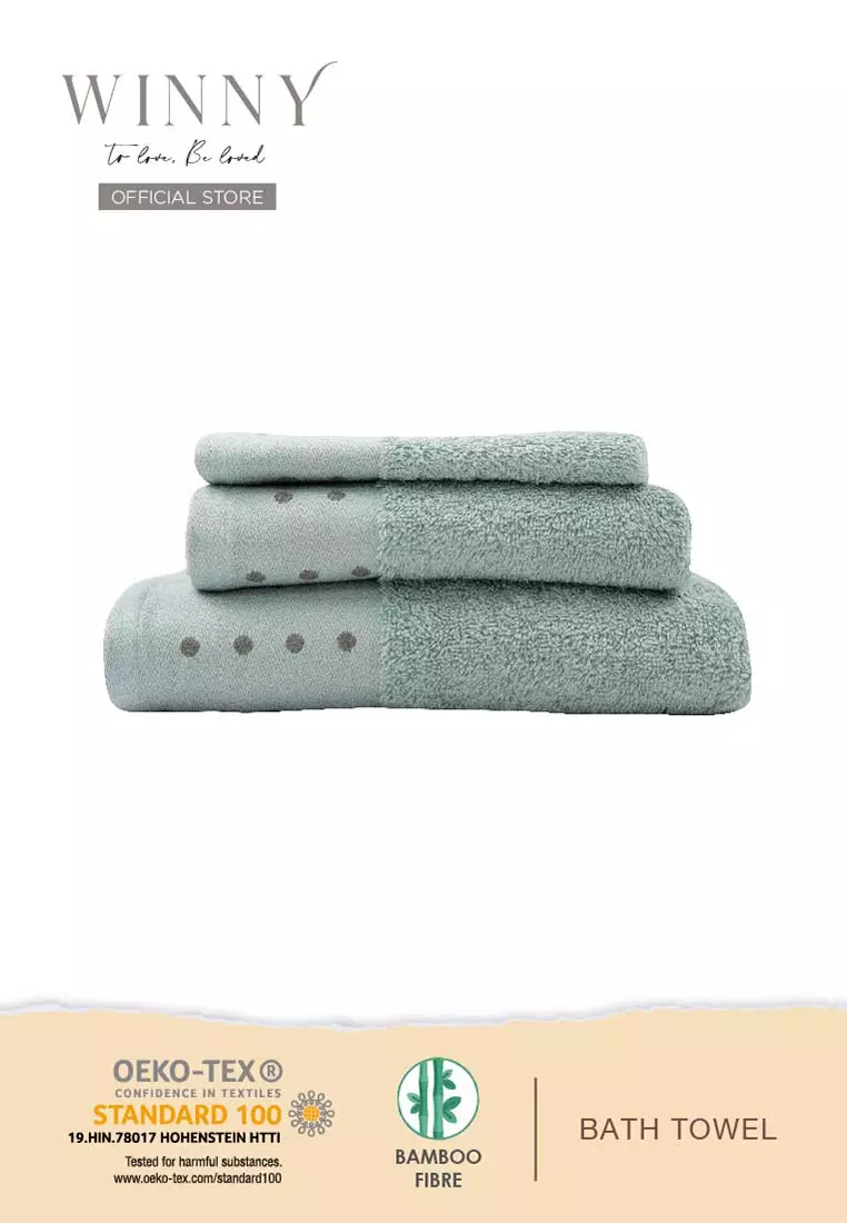 Airy cotton towels