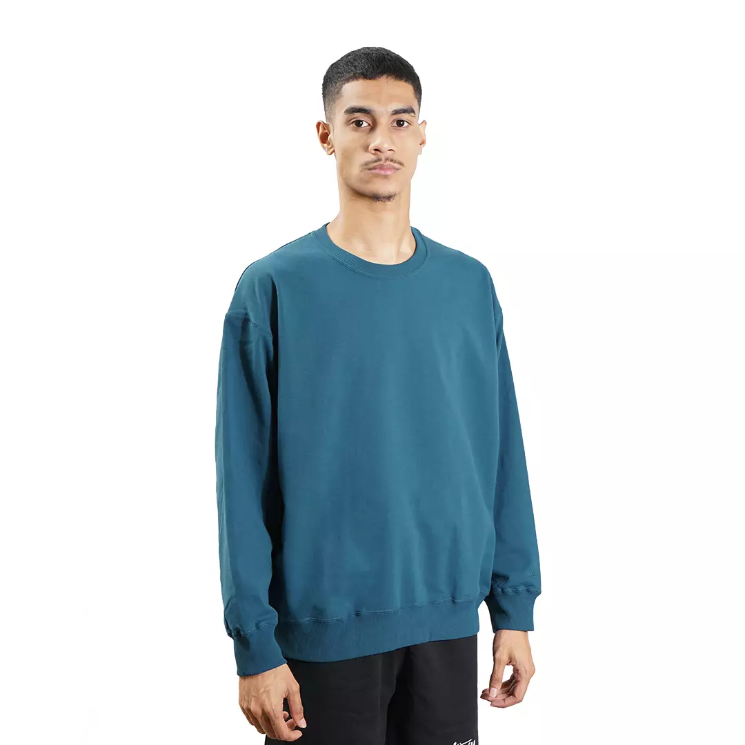 Jual FOLX GW Arm Embroidery Sweatshirt Teal Original 2025 ZALORA