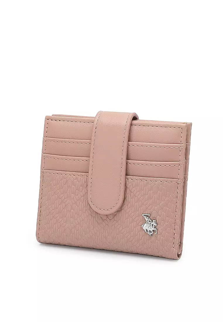 Women's Short Purse / Card Holder - Dark Pink