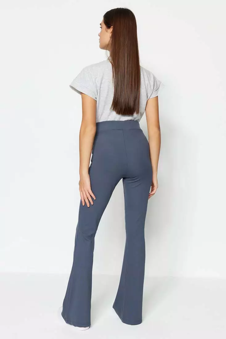 Rib Flare Pants