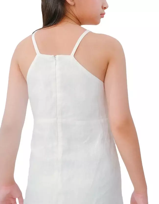 Gingersnaps Amalfi Dress White - Dress Anak Perempuan (Putih)