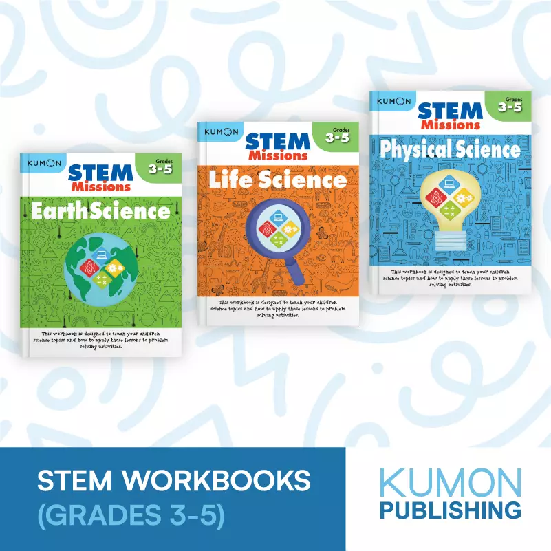 Jual Kumon Publishing KUMON STEM Workbooks (Grades 35) Original 2024