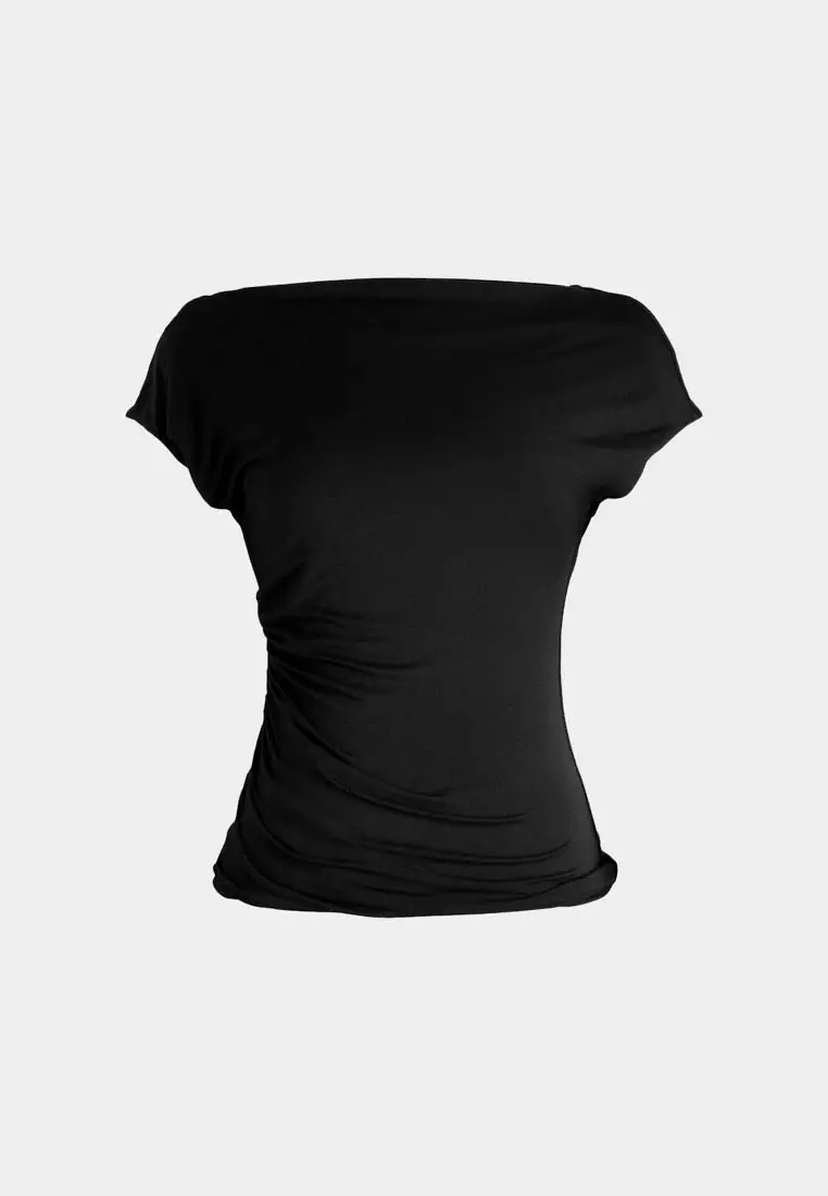 Mia Off Shoulder Jersey Top