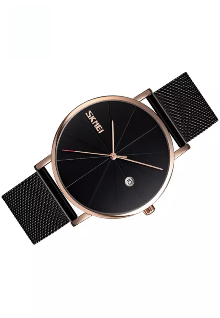 Jam Tangan Analog Pria Waterproof Strap Tali Material Stainless Steel BL73 ORIGINAL