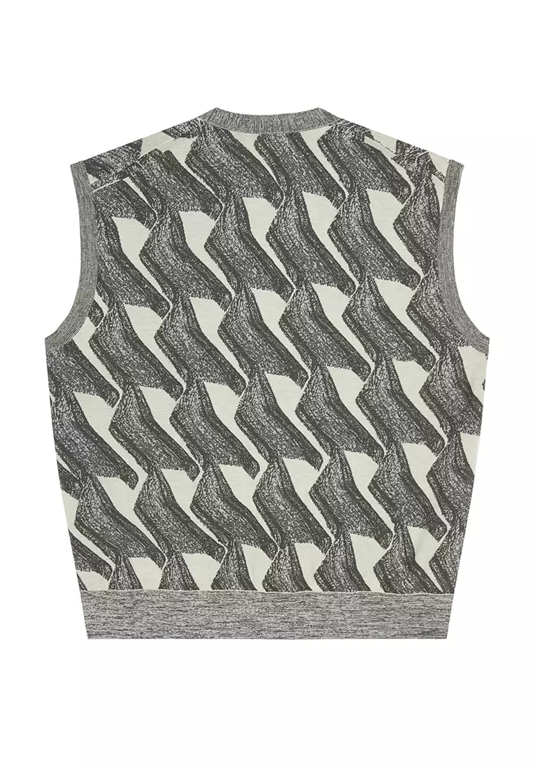 Loose knit vest