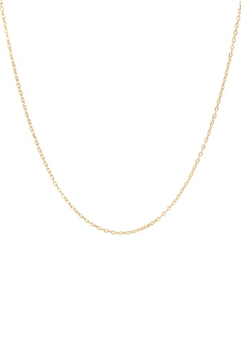 CELOVIS gold CELOVIS - Titanium Plain Chain Necklace in Gold AA21BAC55F7887GS_1