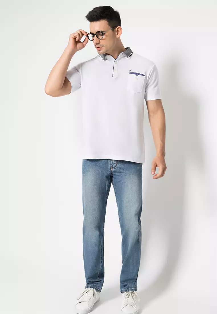 LGS - Jeans - Celana Panjang - Washed - Warna Biru Muda - LEJT.322.388V.312.7C