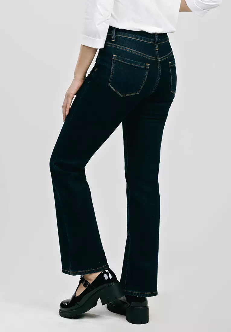 C2 Telfer Navy Jeans Bootcut Wanita - Celana Jeans Wanita