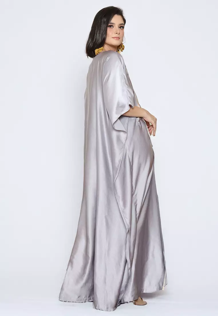 Kanzi Exclusive Short Sleeve Songket Kaftan