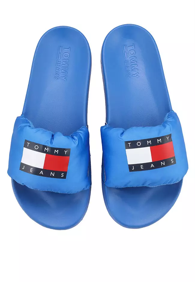 Buy Hilfiger Padded Tommy Jeans Pool Slides Tommy Hilfiger Footwear 2023 Online | ZALORA Singapore